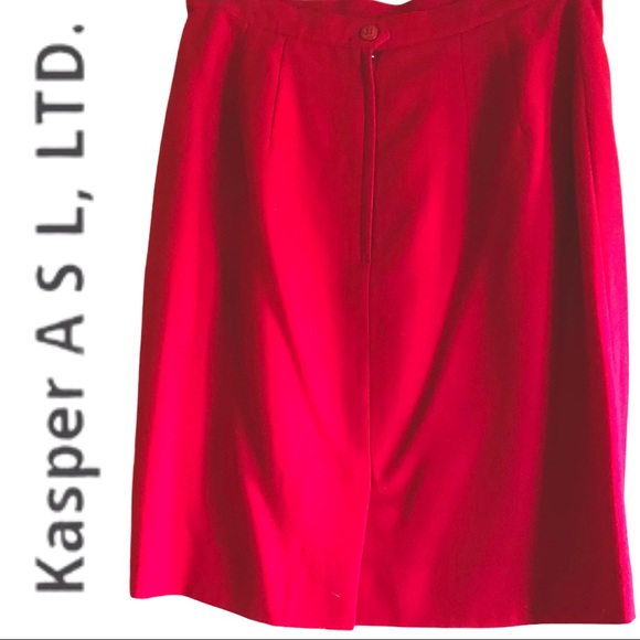 SET Kasper for ASL Fitted Jacket & Skirt Suit - Picture 12 of 13